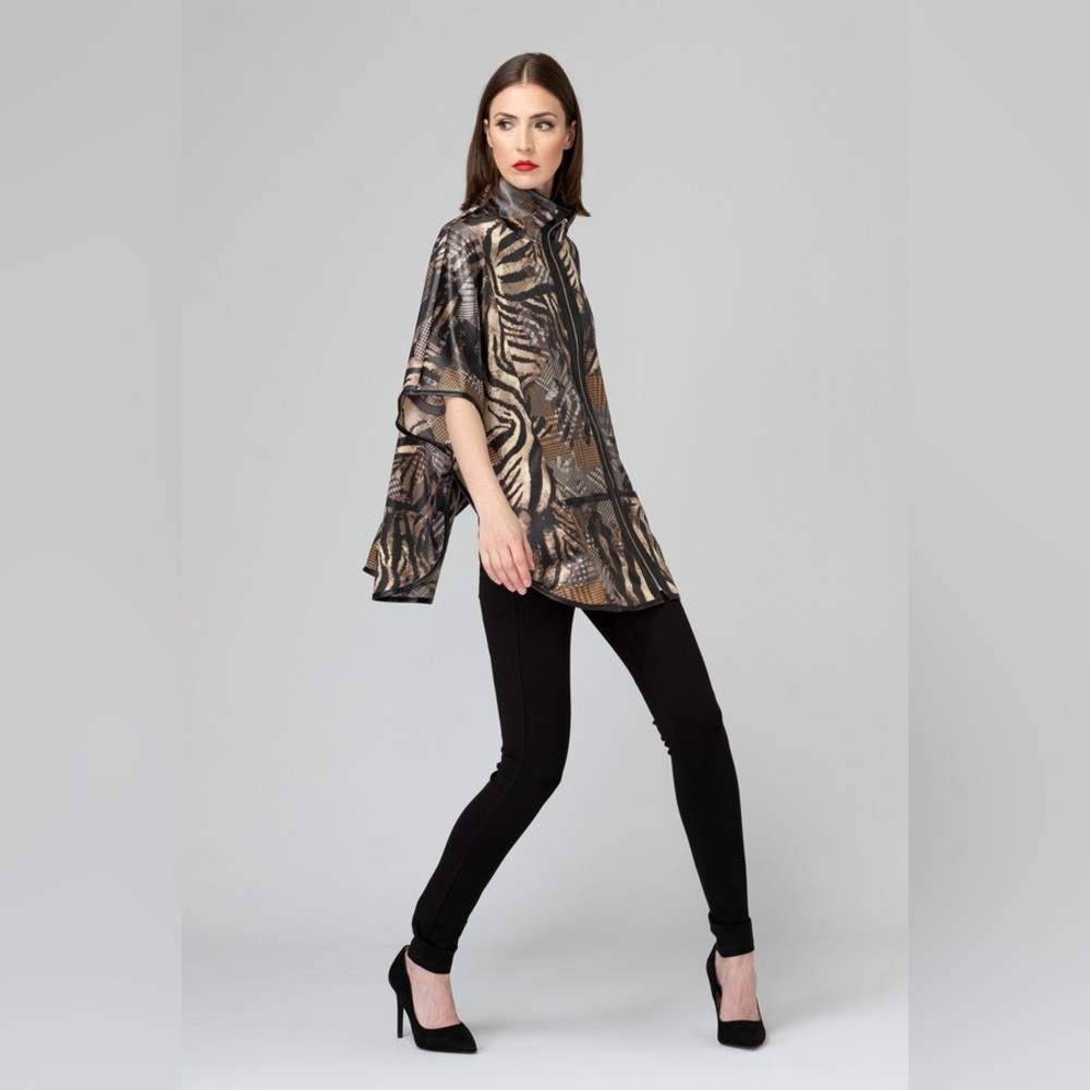 Joseph Ribkoff Animal Print Jacket sz US 14 - Picture 3 of 17